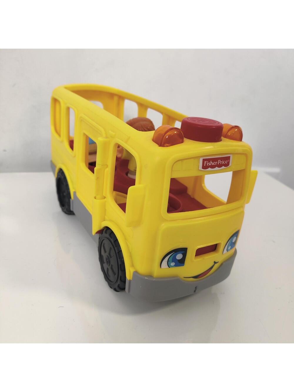 Fisher-Price Little People Yellow School Bus with 2 Figures